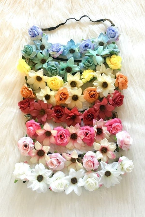 Pretty Flower Headbands | Lots of colors!