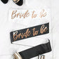 Bride To Be Foil Sash | Rose Gold